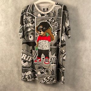 Bailey Apparel Hustle Bear Tee Size 2XL